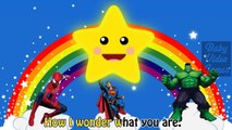 Spiderman Cartoon SuperHeroes Nursery Rhymes Super Hero for Children Song Education
