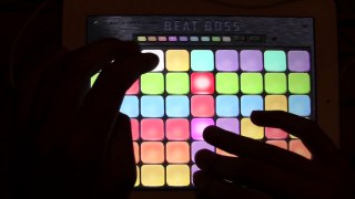 Dj and electronic music sampler app performances