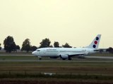 Jat Airways Boeing 737-300 3H9 (YU-ANV) Take Off from Belgrade [LYBE] Nikola Tesla, Serbia