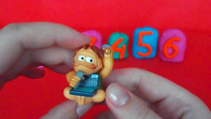 Surprise Eggs Learn 123... Play doh Cow & Chicken CARTOON Tom & Jerry Playdough Puss in Boots