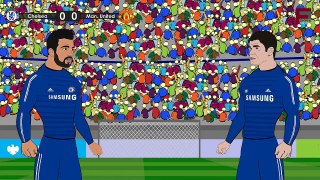 Chelsea VS Manchester United 1-0 2015 ~ Premier League Cartoon [HD]