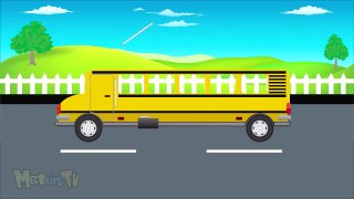 Monster Trucks School Bus For Kids
