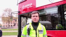 Cyclists Exchange places with Arriva London bus drivers