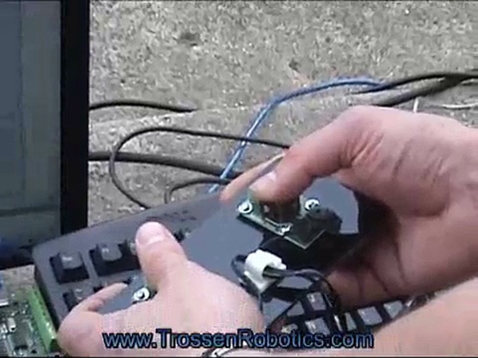 Tethered PC car Robot