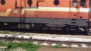 Long freight train