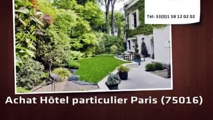 Hôtel Particulier - Paris 16ème - Villa Montmorency