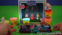 Peppa Pig and Her Friends Kinder Surprise Eggs Thomas Friends Play Doh Disney Cars 2 Toys For Kids