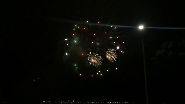 San Diego Bay 4th of July Fireworks show 2015