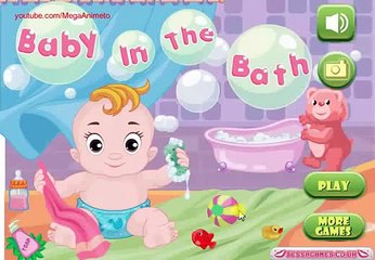Baby in Bath Funny Online Game For Little Girls baby games Cartoon 2014