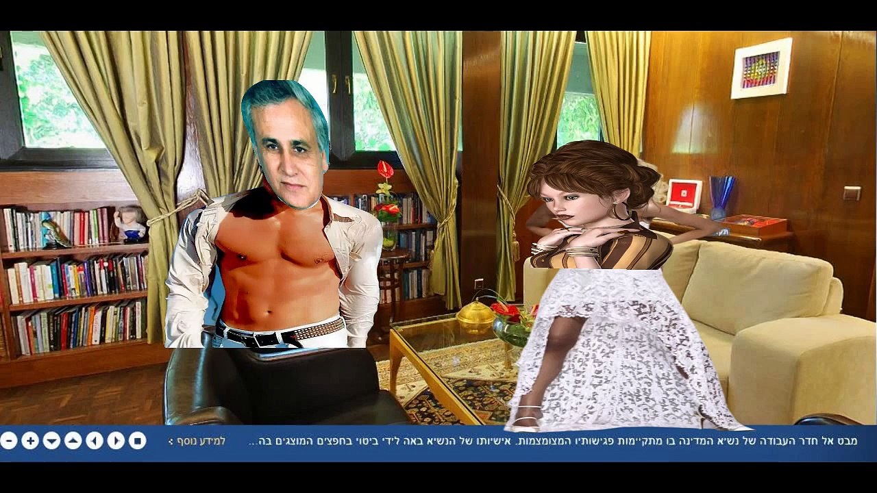 מצלמה נסתרת  בבית הנשיא משה קצב. נתפס על חם ?