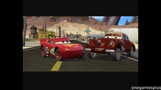 Cars 2 game Disney pixar Lightning McQueen start of the first race