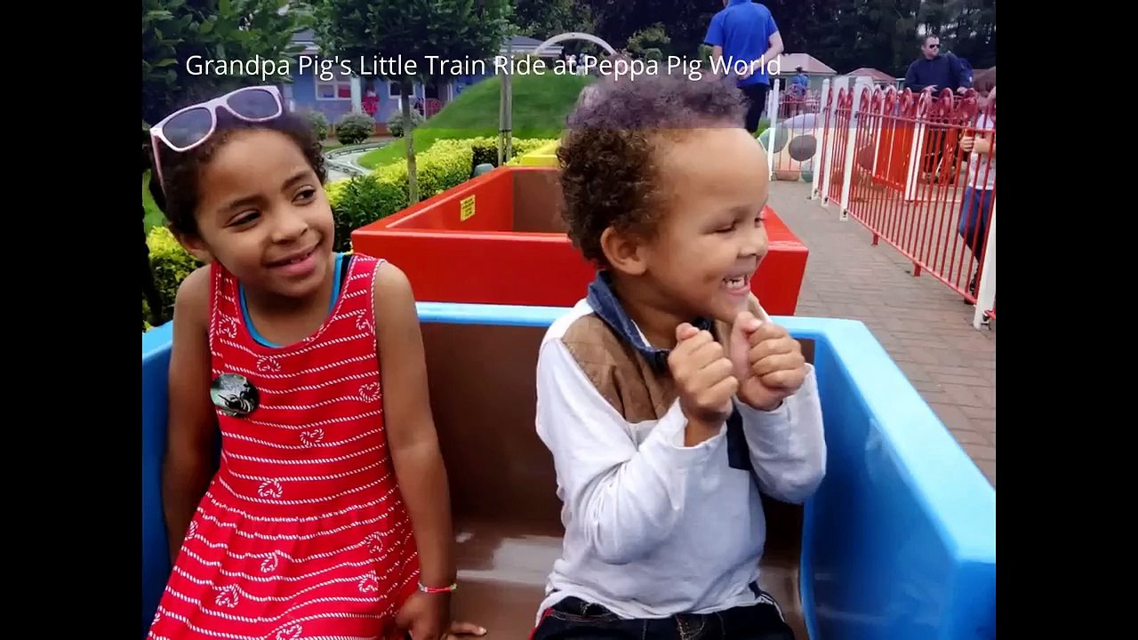 Grandpa Pig's Little Train at Peppa Pig World June 2014