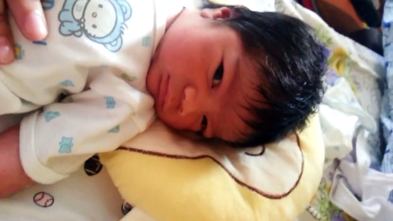 Manraj at 1 week old
