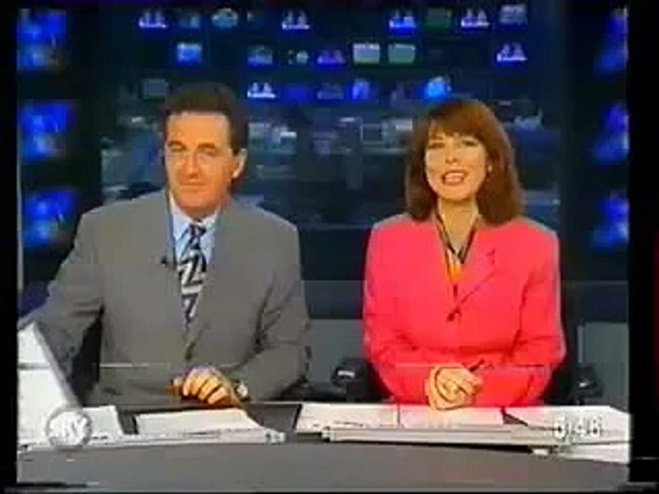 James Brommage/Frank Spencer Junior on Sky News 1994