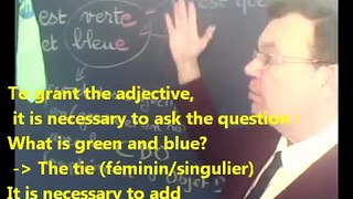 Cours vidéo gratuit de Français sur les couleurs et les accords dans une phrase