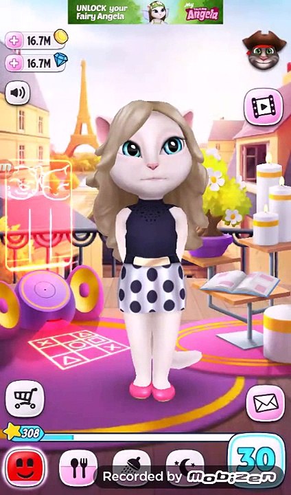 Talking Tom kıyafet degistiriyorum #2 (Angela)