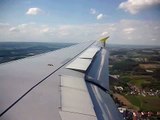 Germanwings landing at Friedrichshafen airport from Cologne/Bonn
