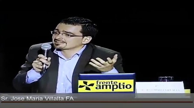 Debate Presidencial - Elecciones 2014 Costa Rica - Frente Amplio: Jose María Villalta - 2