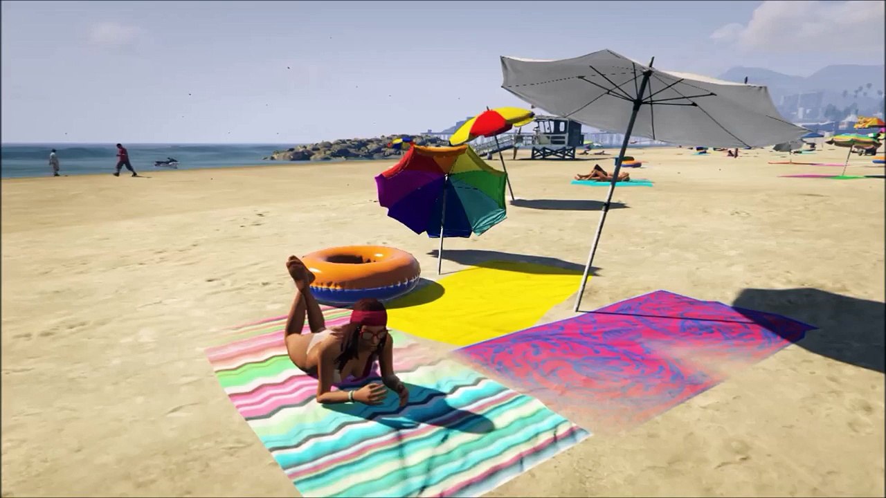 GTA5 online Vespucci Beach
