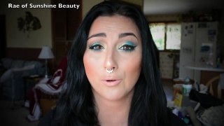 Turquoise & Gold Eye Makeup Tutorial | Rae of Sunshine Beauty