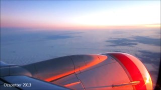 Landing in Sydney on Virgin Australia