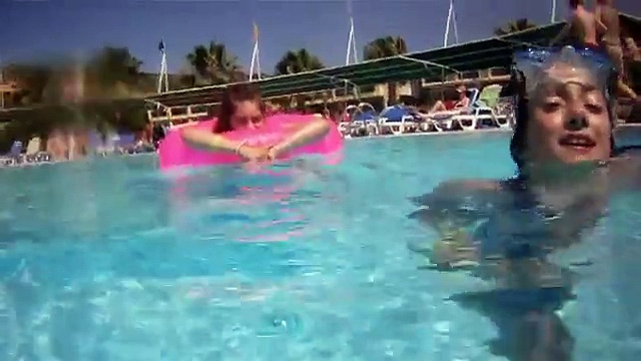 Underwater Fun in the Pool
