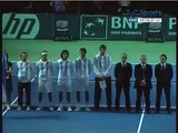 Copa Davis 2011 Himno Argentino - Serbia - Argentina National Anthem in Davis Cup 2011