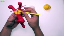 Play Doh Iron Man - How To Make Iron Man With Play Doh - Best Kid Games
