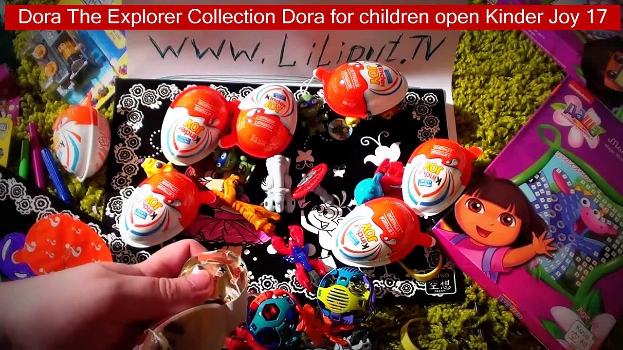 Dora The Explorer Collection Dora for children open Kinder Joy 17