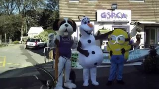 GSPCA Animal Welfare Seafront Sunday will see Dave the Minion, Olaf & Bernard Mascot
