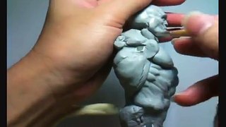 How To Superhero Action Figure Anatomical Tutorial Sculpting Part 12 of X