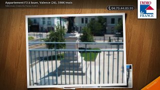 Appartement F3 à louer, Valence (26), 598€/mois