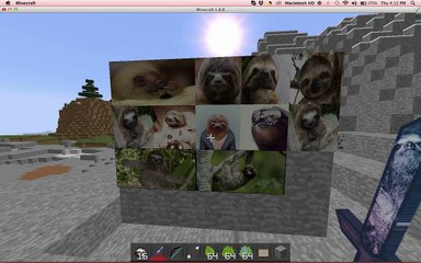 Minecraft sloth texture pack