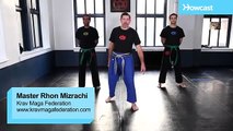 Krav Maga Training|Outside Defense against a Kick|Self Defense Fighting Techniques