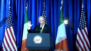 Vice President Joe Biden is inducted into the Irish America Hall of Fame