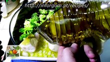 Medalhões de Pescada no Forno com Brócolos Gratinados