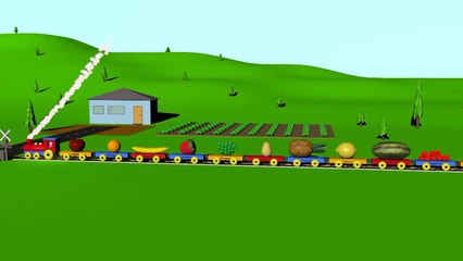 The Fruit Train Learning For Kids - Learning English Children