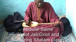 Xhalam playing by Abdulai Saine,Gambia 2002