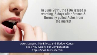 Actos Lawsuit, Side Effects, and Bladder Cancer