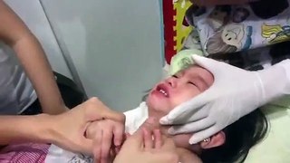 Trish's first dental check-up