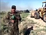 US AirStrike Filmed By ISIS Fighter in Iraq - ISIS Artillery Cannon Striked