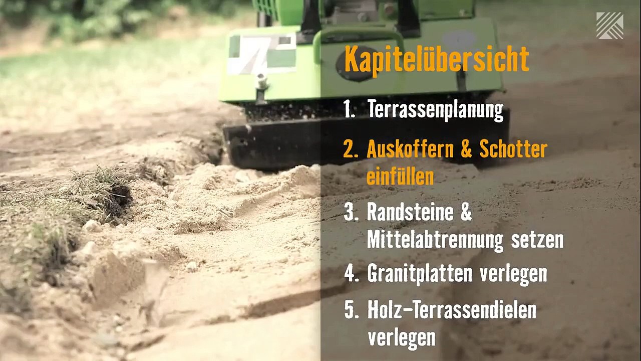 Holz-Stein-Terrasse bauen | HORNBACH Meisterschmiede