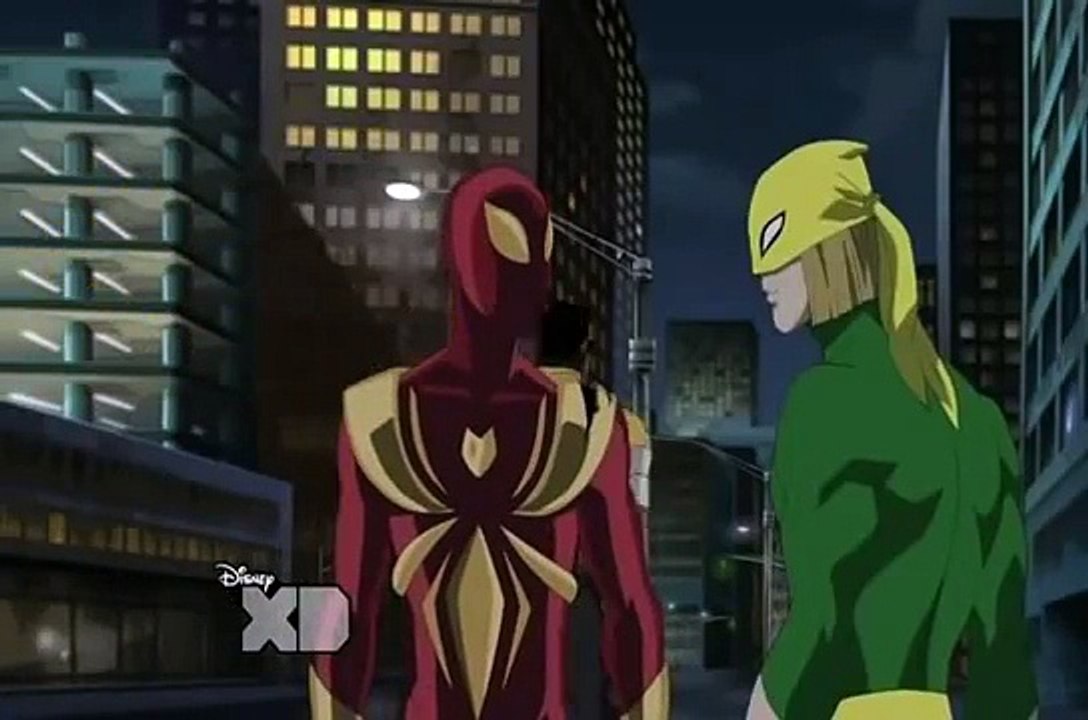 Ultimate Spider-Man 2012 Iron Fist moments