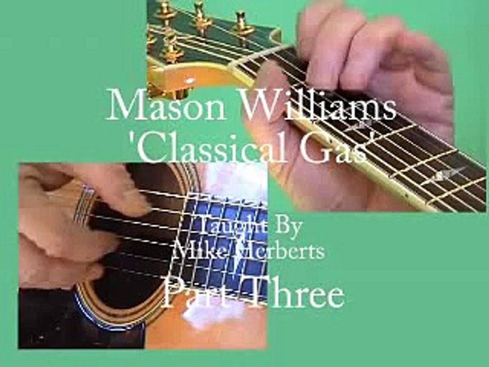 Classical Gas Guitar Lesson Part Three video Dailymotion