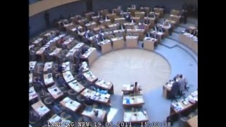 Eklat im Landtag von Nordrhein-Westfalen am 19.05.2011 (Teil 1/2)