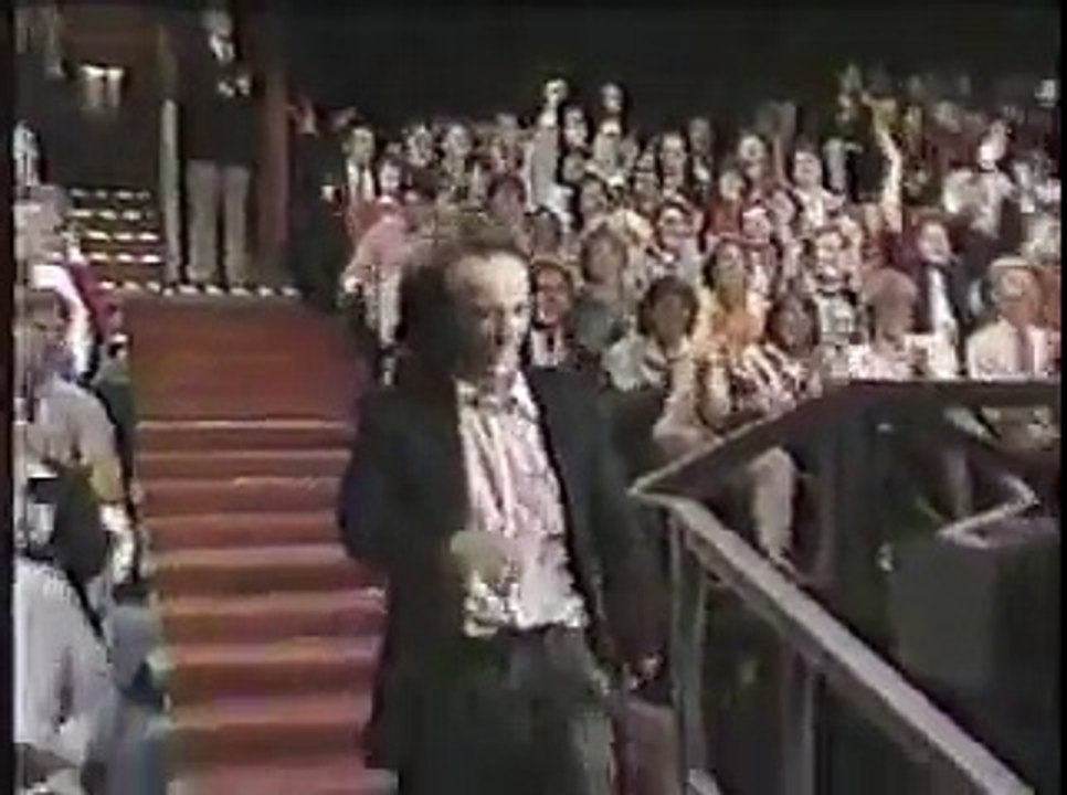Roberto Benigni, "the funniest man in Italy", at Late Night with David Letterman in 1986