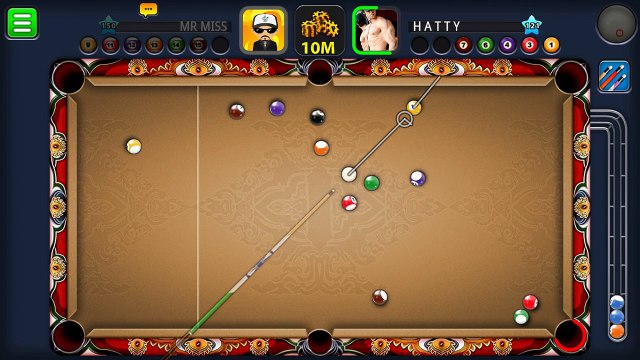 Miniclip 8 ball pool - Bangkok Temple 10M Indirect match between Mr Miss and HATTY