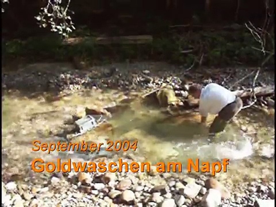 Goldwaschen am Napf
