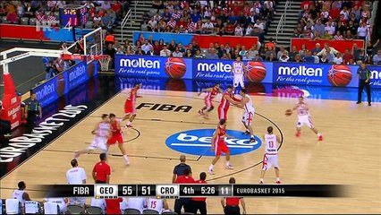 Hrvatska - Gruzija 58-71, izvješće (EP), 10.09.2015. HD