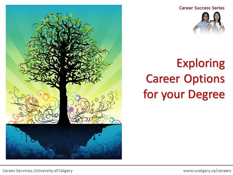 Exploring Career Options for your Degree